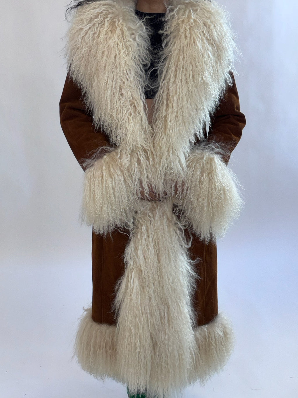 Shearling Trench Coat