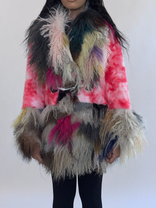 Multicolored tie-dye Jacket