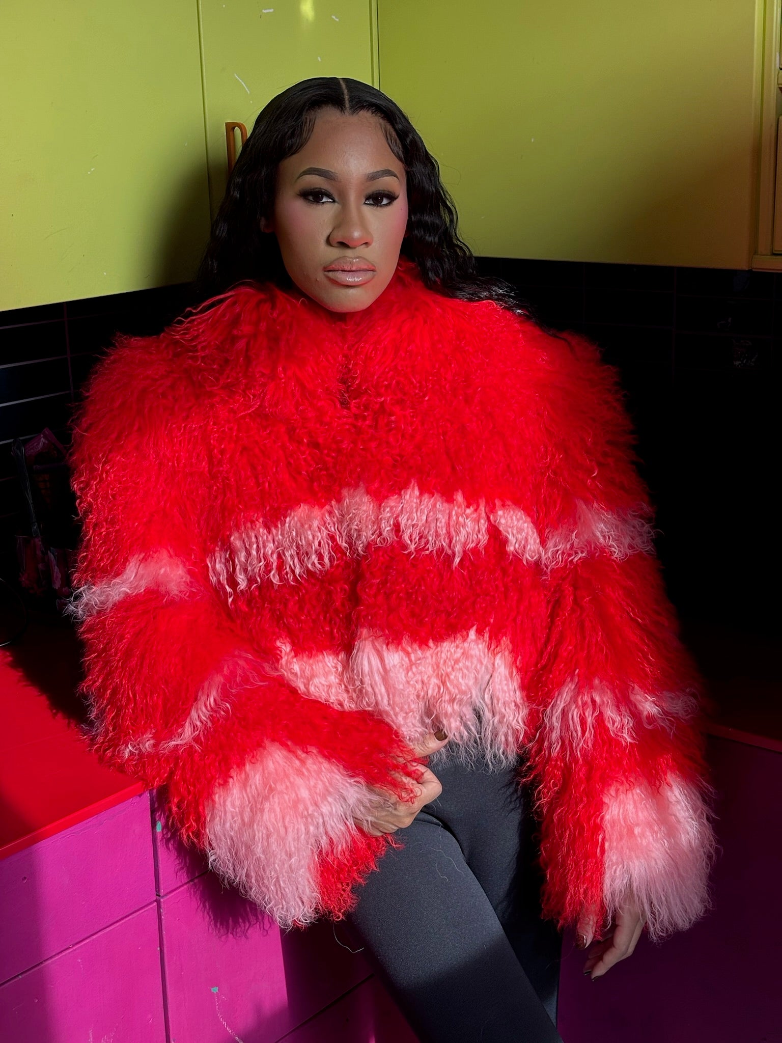 Red Mongolian Jacket