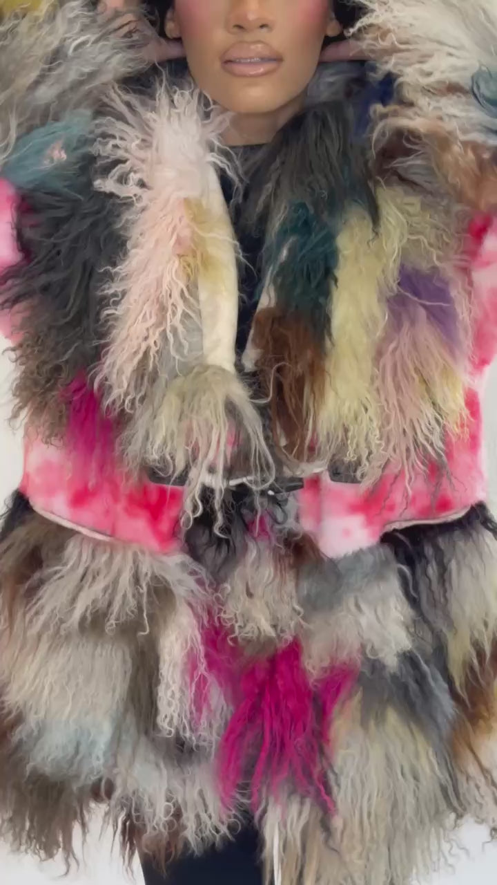 Multicolored tie-dye Jacket